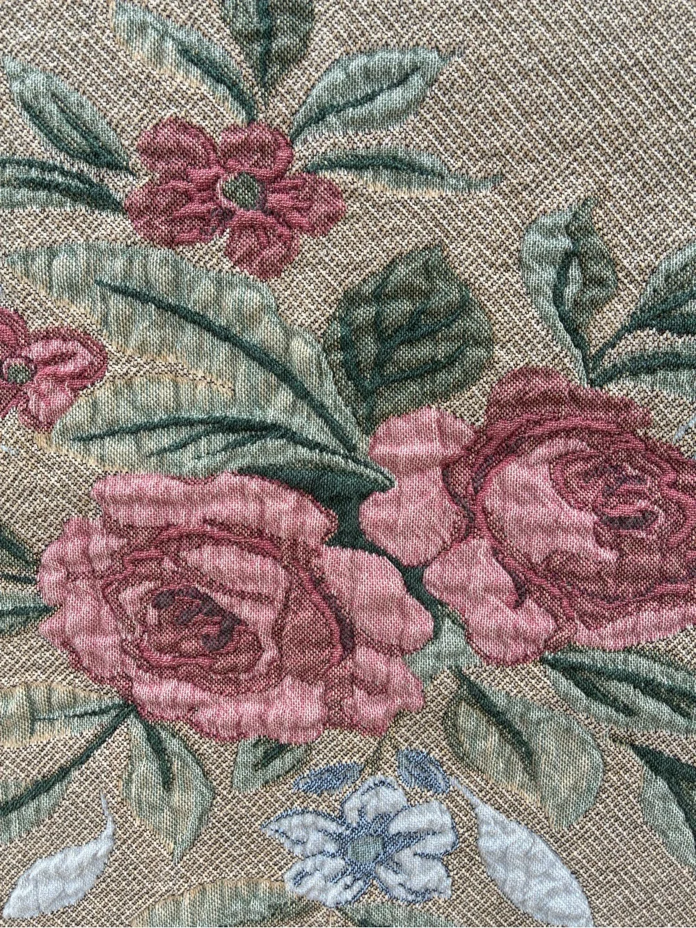 Vintage Best of Flanders Tapestry Quilt Bedspread Set - Made in Belgium (3pc)